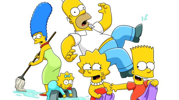und TM Twentieth Century Fox Film Corporation - Alle Rechte vorbehalten (24. Staffel) - Eine etwas andere Familie: Maggie (2.v.l.), Marge (l.), Homer...