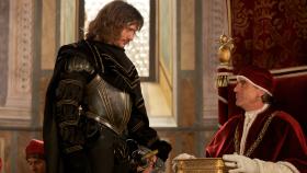 Fluch oder Segen, noch weiß Papst (Jeremy Irons, r.) nicht, was die Rückkehr seines Sohnes Juan (David Oakes, l.) mit sich bringt ... © Jonathan Hession LB Television Productions Limited/Borgias Productions Inc./Borg Films kft/ An Ireland/Canada/Hungary Co-Production. All Rights Reserved.