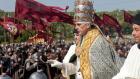 Baut darauf, durch Kämpfe, die andere für ihn führen, seine Macht ausweiten zu können: Papst Alexander VI (Jeremy Irons, M.) ... © Jonathan Hession LB Television Productions Limited/Borgias Productions Inc./Borg Films kft/ An Ireland/Canada/Hungary Co-Production. All Rights Reserved.